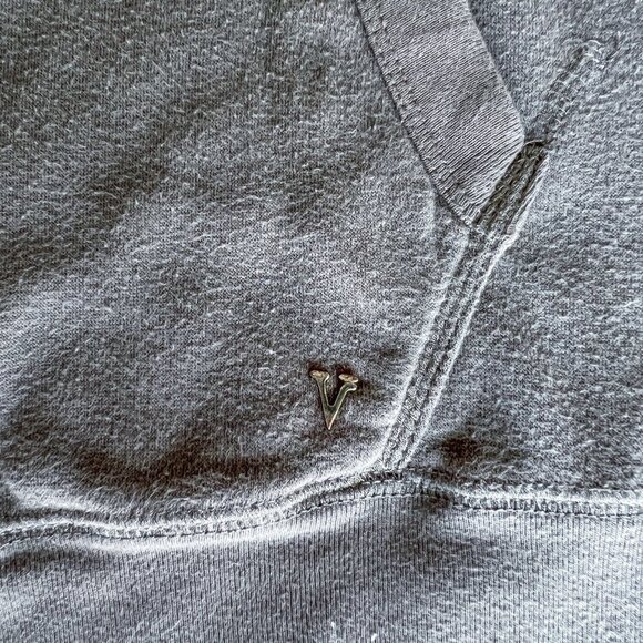 ⭐️⭐️SOLD⭐️⭐️ Men's Vurt Sweatshirt | Hood | Pull Over | Gray & Purple | Medium - Picture 3 of 7